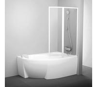 Ravak Supernova - Paroi de baignoire VSK2 Rosa 170 P, droite, blanc/verre 76PB0100Z1