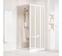 Ravak Supernova - Paroi de douche APSS-80, 77-81 cm, blanc/verre clair 940401R2Z1