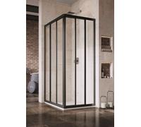 Ravak Supernova - Porte de douche ASRV3-75, 72-74 cm, noir/verre clair 15V303R2Z1
