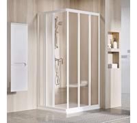 Ravak Supernova - Porte de douche ASRV3-90, 87-89 cm, blanc/verre Grape 15V701R2ZG