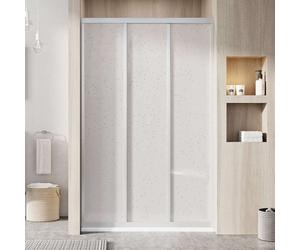 Ravak Supernova - Porte de douche en trois parties ASDP3-80, 77-81 cm, satin/Pearl 00V40UR211