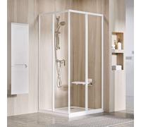 Ravak Supernova - Porte de douche SRV2-100 S, 97-99 cm, blanc/verre clair 14VA01O2Z1