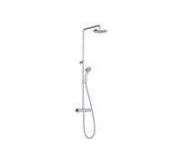 Ravak Termo - Set de douche avec thermostat, 20 cm, 5 jets, chrome X070058