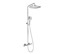 Ravak Termo - Set de douche avec thermostat, 25 cm, 3 jets, chrome X070164