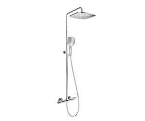 Ravak Termo - Set de douche avec thermostat, 25 cm, 3 jets, chrome X070164