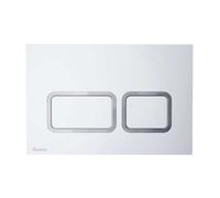 Ravak Twin - Bouton de commande de la chasse d'eau, en satin X01739