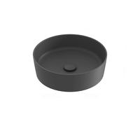 Ravak UNI - Vasque à poser, diamètre 40 cm, sans trop-plein, sans trou de robinetterie, anthracite XJX03140001