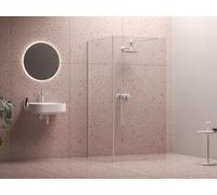 Ravak Walk-In - Paroi de douche Walk-In Corner Set 120x90, 2 pièces, 90x200 cm, blanc mat/verre transparent GW1CG7E0SZ1