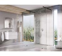 Ravak Walk-In - Paroi de douche Walk-In Free Set 120, 120x200 cm, noir/verre transparent GW9FG030SZ1