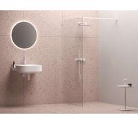 Ravak Walk-In - Paroi de douche Walk-In Wall 100x200 cm, blanc mat/verre transparent GW9WA0E0SZ1