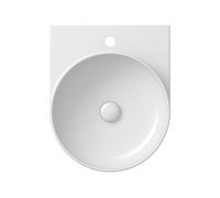 Ravak Yard - Lavabo 41x50 cm, sans trop-plein, trou pour robinet, blanc XJX01240002