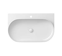 Ravak Yard - Lavabo 81x50 cm, sans trop-plein, trou pour robinetterie, blanc XJX01280002