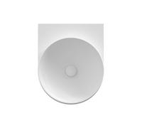 Ravak Yard - Lave-mains, 41x50 mm, sans trop-plein, sans trou pour robinetterie, blanc mat XJX0E040000