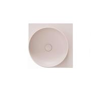Ravak Yard - Lave-mains d’angle, 45 x45 cm, sans trop-plein, sans trou pour robinet, Alabaster Pink XJX0G045000