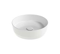 Ravak Zeta Slim - Lave-main, diamètre 40 cm, sans trop-plein, sans trou pour robinetterie, blanc XJX01140007
