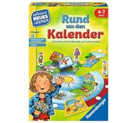 Ravensburger 24984 - Tout Savoir sur Le Calendrier : Jeu et Apprentissage pour Les Enfants, Jeu éducatif pour Les Enfants de 4 à 7 Ans, Nouvel Apprentissage ludique pour 2 à 4 Joueurs