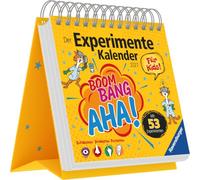 Ravensburger Boom! Bang! Aha! Der Experimente-Kalender für Kids 2027: Wochentischkalender 17x16 cm mit 53 Experimenten zum Nachmachen