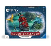Ravensburger Mystery Kids Calendrier de l'Avent 20186 - Le trésor de pirate - Calendrier de l'Avent énigmes pour enfants à partir de 6 ans - 24 énigmes pour les amateurs d'EXIT