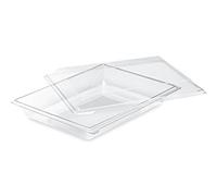 raviers 900 ml cristal + couvercles RPET