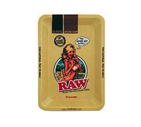RAW 18601 Girl Mini Metal Rolling Tray-18 x 12,5 cm, Fer