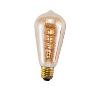 RAWARS JiuRui Ampoules 2pcs AC110 / 220V E27 Ampoule LED étoile/Coeur/Spirale Doux LED Lampe à Filament Lampe LED for Maison/Salon/décoration de la Chambre à Coucher (Couleur : ST64-Spiral)