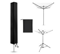 Raweao Universelle Housse Sechoir Parapluie Exterieur - 160x16x16cm | Oxford, Imperméable, Anti-UV, Résistant aux intempéries et vent, Convient pour Brabantie/Leifheit etendoir linge