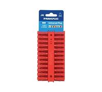 Rawlplug - Lot de 96 fiches Uno rouges 6 x 28 mm.
