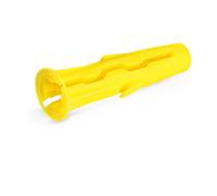 Rawlplug UNO Chevilles murales universelles multi-usages avec vis (6 x 2,5-1,3 cm), chevilles en nylon pour béton, brique, bloc, cloison sèche, plaques de plâtre, murs solides et creux, 0,9 cm