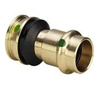 Raxofix Viega 646707 16 x 15 mm, bronze au silicium, avec SC-Contur, avec embout serti