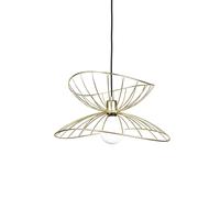Globen Lighting Lampe à suspension Ray Ø 45 cm laiton brossé