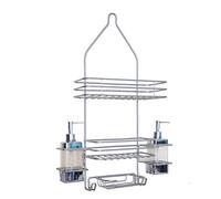 Rayen 2073 Étagère de Douche Acier Chromé Gris 20 x 59 x 6 cm