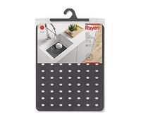 Rayen 2330.11 Lave-vaisselleSA Vaisselle Co Trous de Drainage | Protéger l’évier Ante-Slip |Dimensions: 27,5 x 32 cm | Colore Noir, Gris, Medidas: 32 x 41 cm