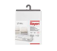 Rayen | Boîte de rangement pour vêtements et couvertures | Sac en PVA à fermeture éclair pour rangement de vêtements, résille respirante, pliable et résistant | 45 x 103 x 16 cm | Translucide