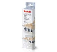 Rayen | Étendoir pour Verres et Tasses | Gagnez de la Place dans Votre Cuisine | Facile à istaller | pour Les étagères | Largeur maximale de l'étagère : 2 cm | Blanc