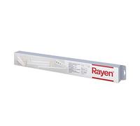 Rayen | Étendoir télescopique Mural | pour intérieur comme pour extérieur | 5 mètres de Surface d’étendage | Pliable pour économiser de l'espace | Dimensions 80 x 37 cm, Blanc