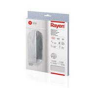 Rayen | Housse de vêtements | Housse de vêtements | Housse de Costume à Fermeture éclair | Housse de Robe résistante à la poussière, à l'humidité et aux Mites | 60 x 135 cm | Gris Clair/Translucide