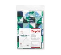 Rayen Housse pour Table à Repasser Clip, 130 x 47 cm, Carreaux Multicolores, polyuréthane, 47 x 130 cm