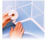 RAYEN Joint d'étanchéité préformé salle de bains 3 m x 30 mm - Blanc