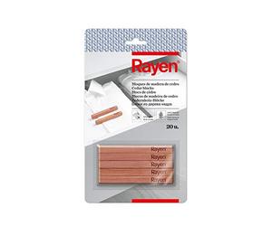 Rayen Lot de 20 Blocs en Bois de cèdre Anti-Mites 10 x 1 x 1 cm