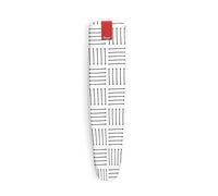 Rayen - Manchons en Fer - Élastique - Couverture avec Couches de Mousse, 100% Coton et revêtement en Titane - Dimensions : 61,5 x 21,5 cm, Rayures Bleues, Blanc