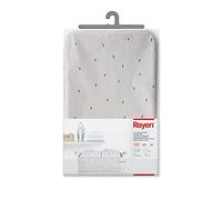 Rayen - Panier pour linge propre - Écru avec imprimé noir - Dimensions : 60 x 40 x 20 cm