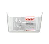 Rayen | Panier Suspendu pour Étagères | Rangement Multifonction | Installation Facile | Capacité Optimale | 30 x 15 x 25 cm | pour Étagères jusqu'à 2,6 cm