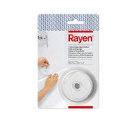 RAYEN Joint d'étanchéité préformé salle de bains 3 m x 30 mm - Blanc