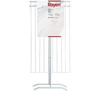 Rayen - Séchoir à linge avec 10 mètres de surface de séchage, surface en acier, compact et léger, blanc, dimensions 90x53,5x82 cm