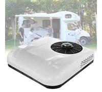 RayGenius Climatiseur 2 en 1 pour Camping-Car De Toit, 12/24v DC Électrique, Blanc