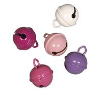 Rayher 25075000 clochettes en Métal à 19 mm, lot DE 5 Pièces Tons Roses
