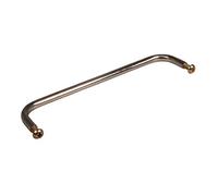 Rayher 25178606 support de fixation en métal av 2 vis, 15,4x3cm, 1pce, argent