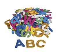 Rayher 30227000 Caoutchouc mousse Alphabet Paillettes