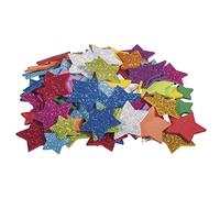 Rayher 30231000 Caoutchouc mousse Etoiles Paillettes, 2+