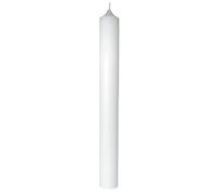 Rayher 31435000 Bougie cierge, blanc, 40cm, 4cm ø, 1 pce., 100% paraffine, label qualité supérieure RAL bougie, à personnaliser, baptême, communion, confirmation, mariage